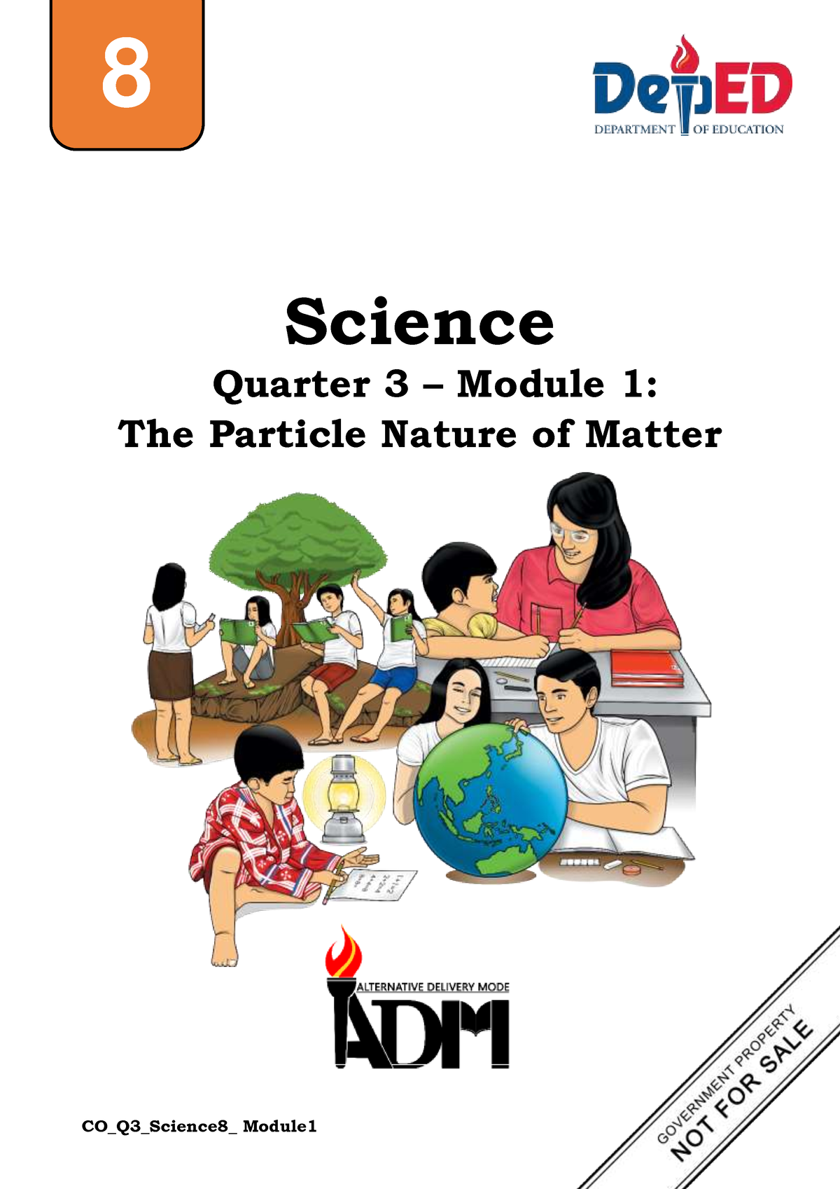 Science 8 Q3 Mod1 The Particle Natureof Matter Science Quarter 3 Module 1 The Particle 5579