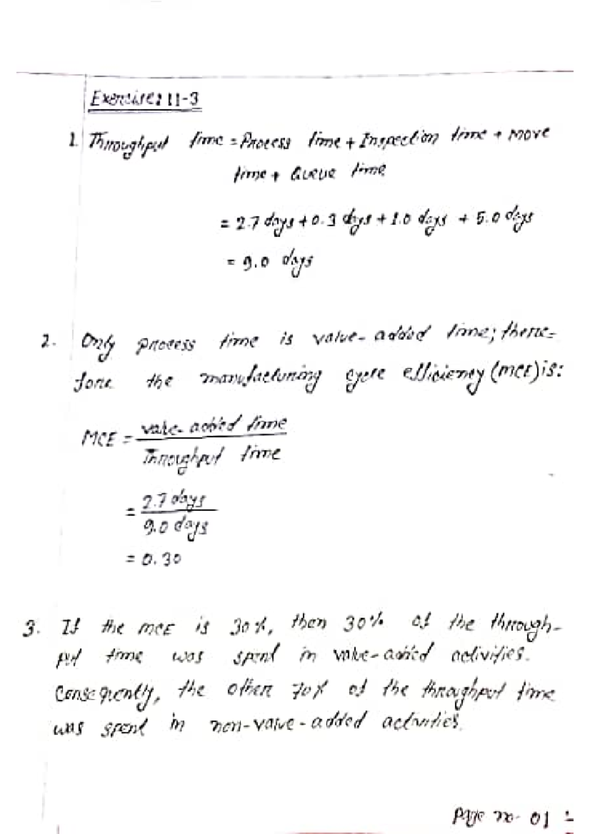 CMA Part 1 - Math Practice - managerial accounting - Studocu
