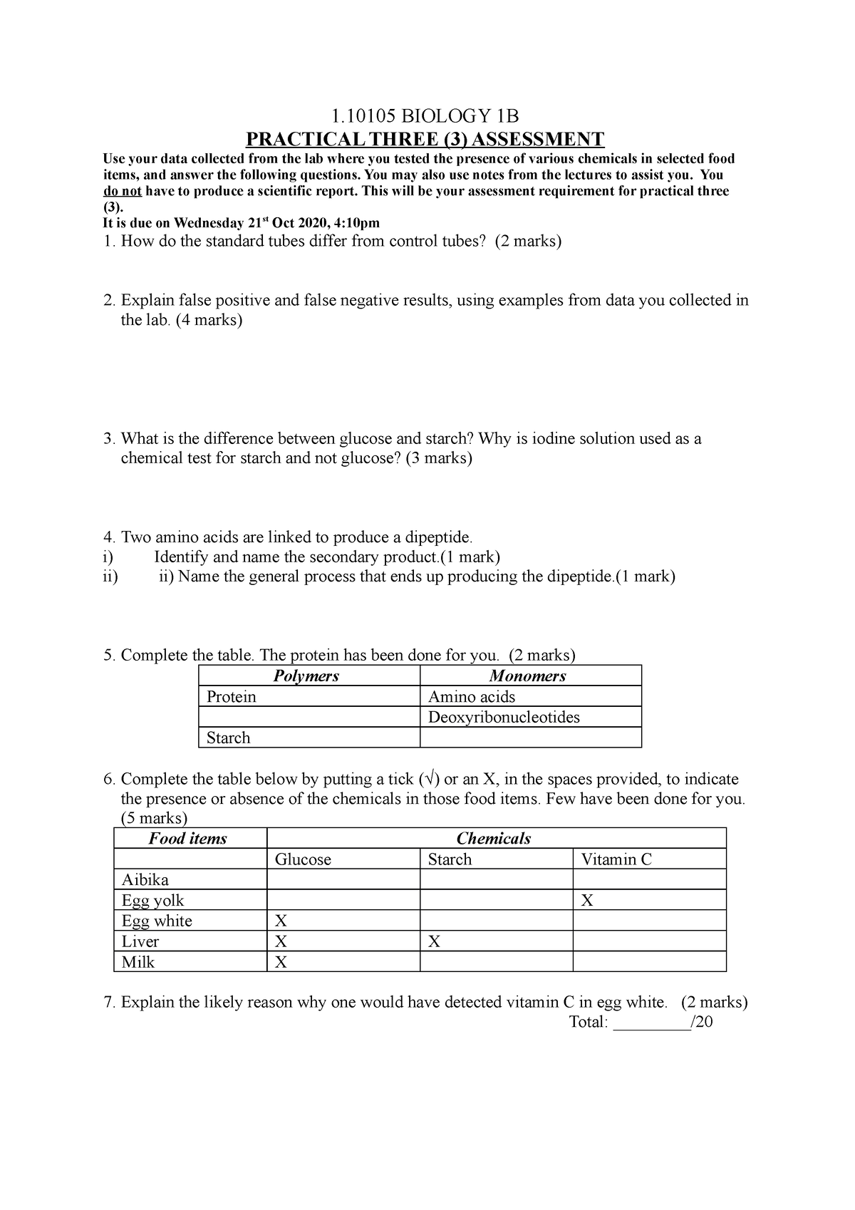 Bio1B Prac3 Practical Activity A3f373719 Fe087464 B3eb12c5c650db9 - 1 ...