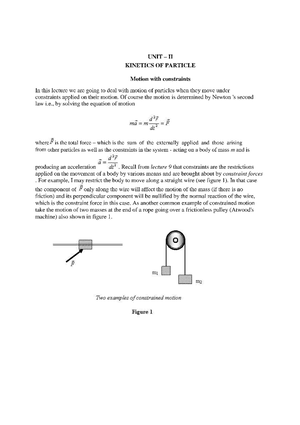 Unit - 4 Work energy method - Quantum Mechanics Nkj - Studocu