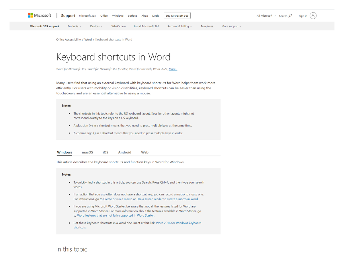 Keyboard Shortcuts Atajos De Teclado Computaci N I Uncp Studocu