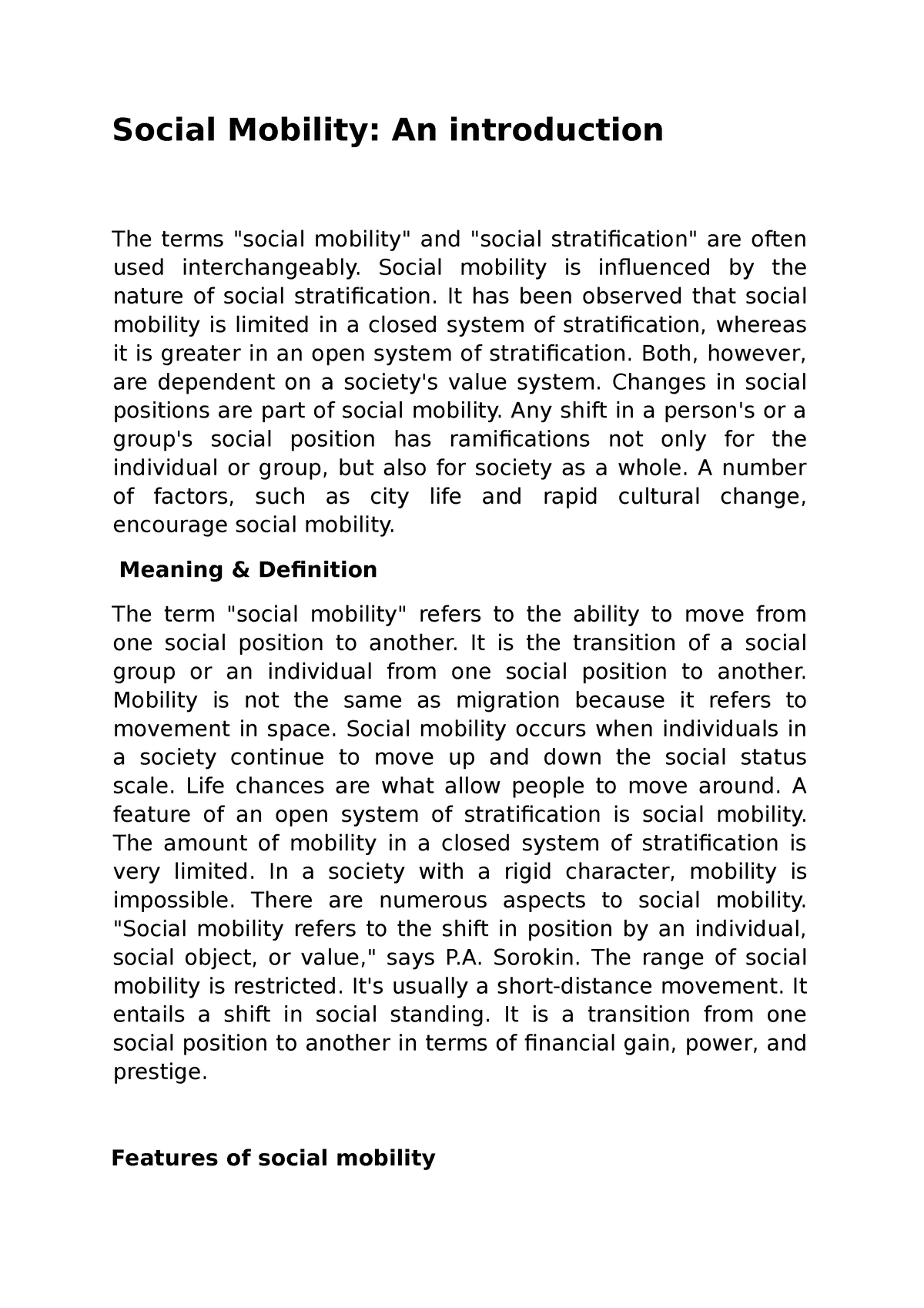 social-mobility-an-introduction-social-mobility-is-influenced-by-the