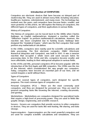 Future of Computers - learning modules about computer - Future of ...
