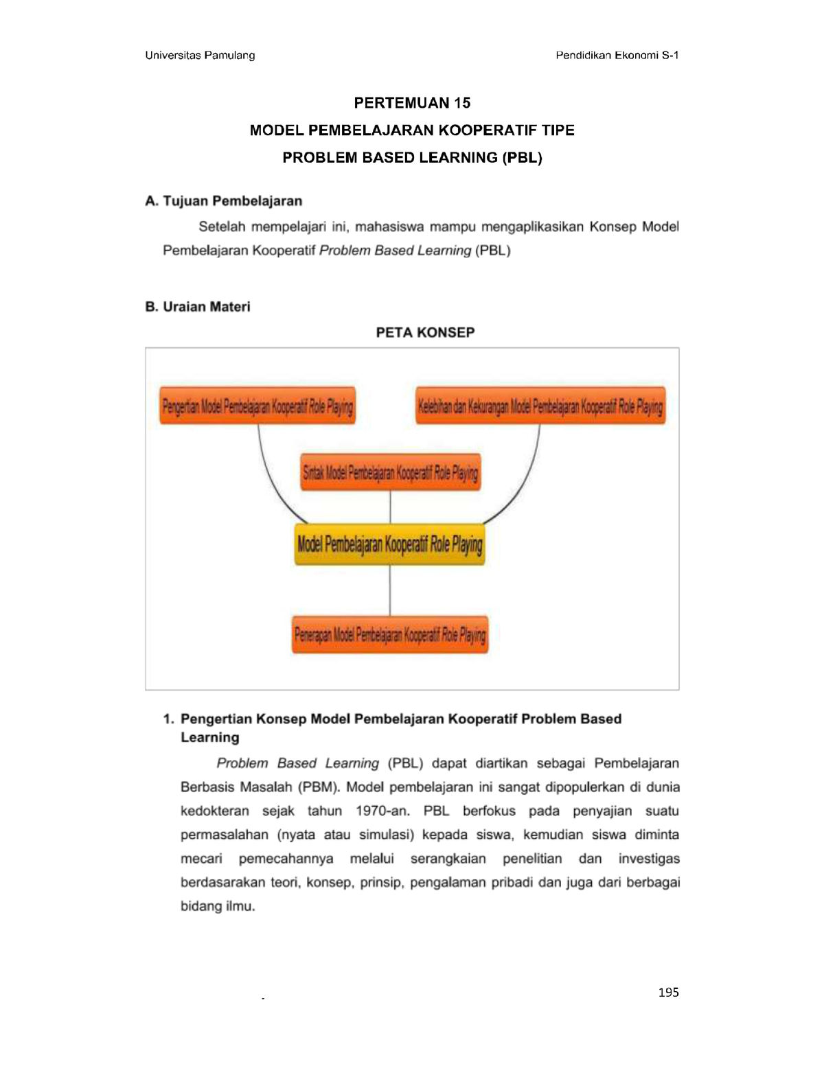 PD Ekonomi 15 - Modul - Pendidikan Ekonomi - Studocu