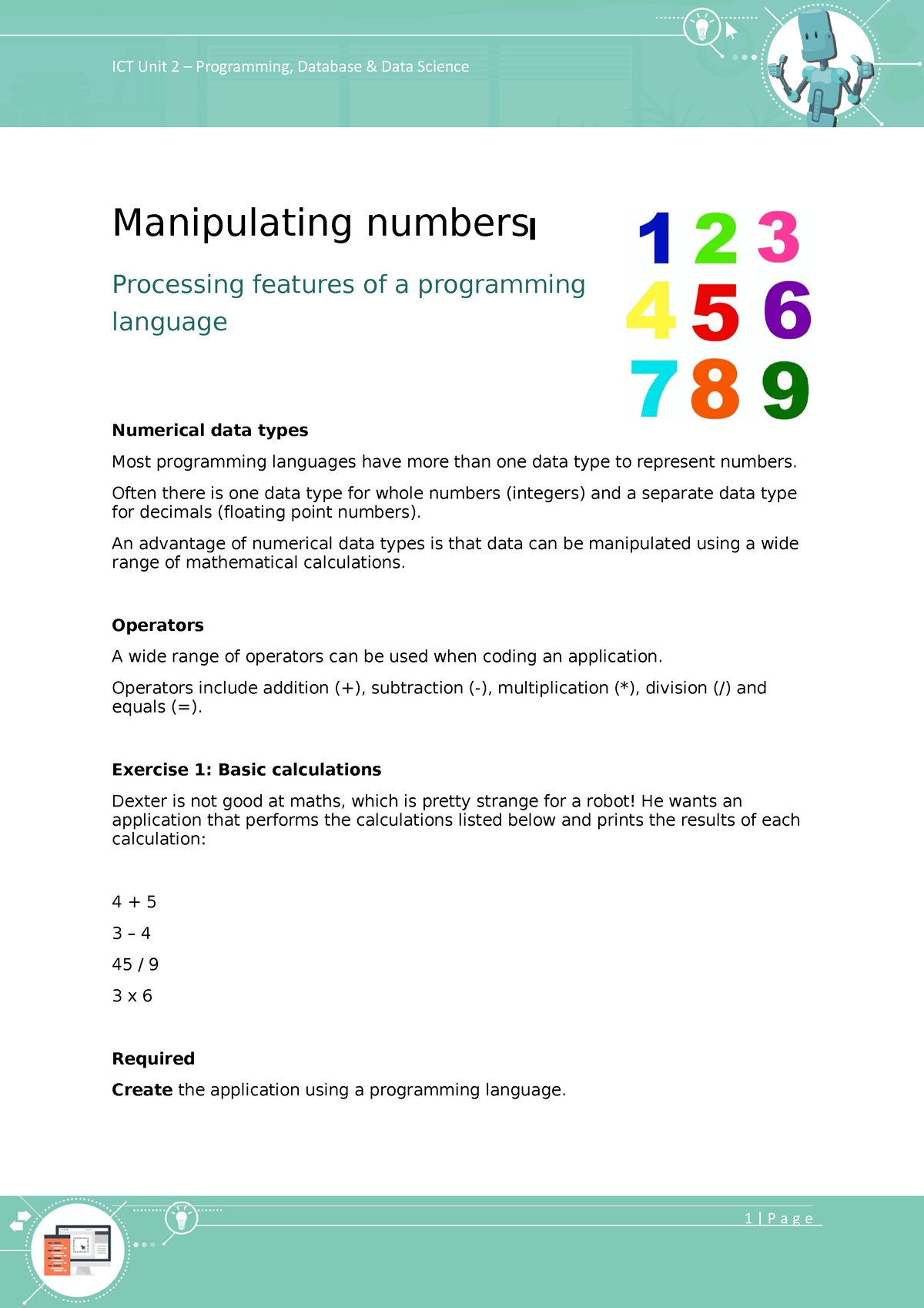 the assignment of numbers to edited data is known as