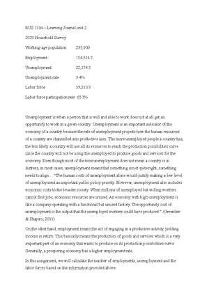 written assignment unit 5 bus 1104