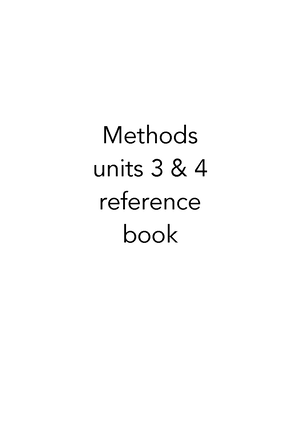 Methods U3/4 Application SAC 2018 Tech allowed - Mathematical Methods ...