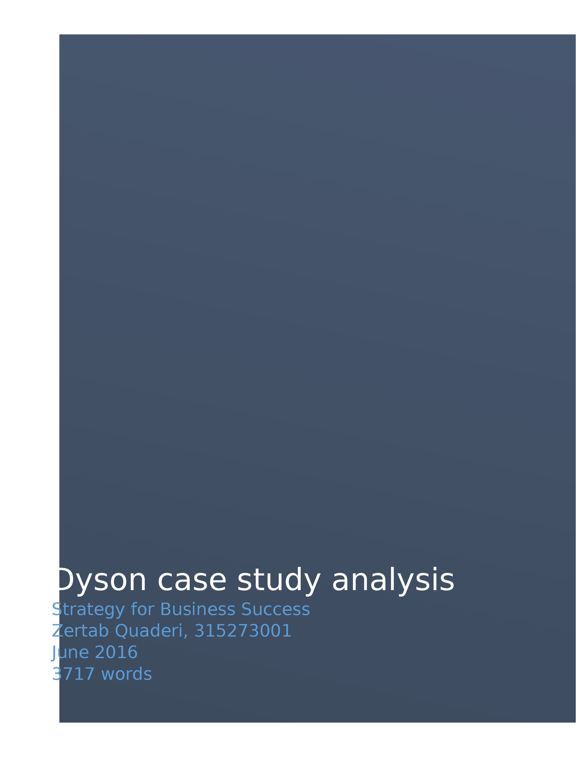 dyson case study marketing