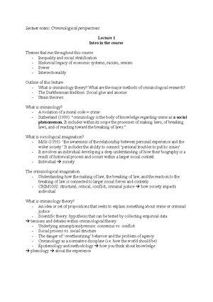 Lecture Seven Notes - Police & policing: 19. Who are the police ...