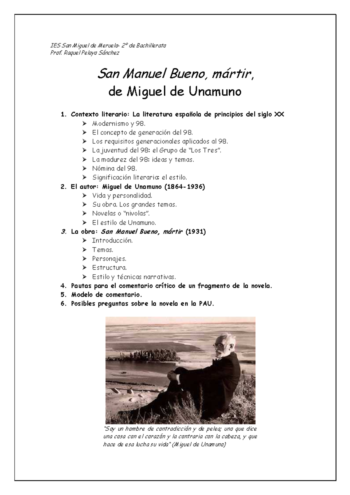 Resumen Del Libro San Manuel Bueno Martir Por Capitulos Leer un Libro