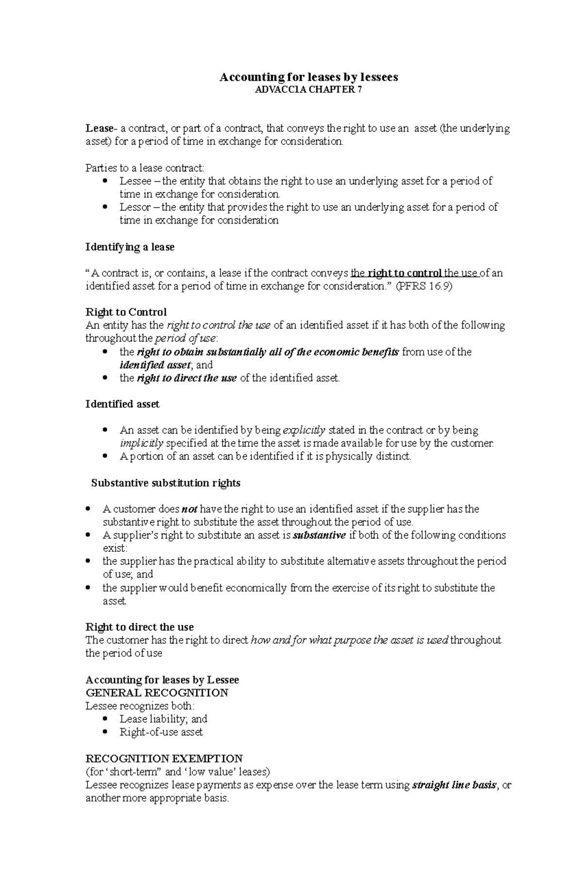 Accounting For Leases By Lessees Accounting For Leases By Lessees accounting-for-leases-by-lessees-accounting-for-leases-by-lessees