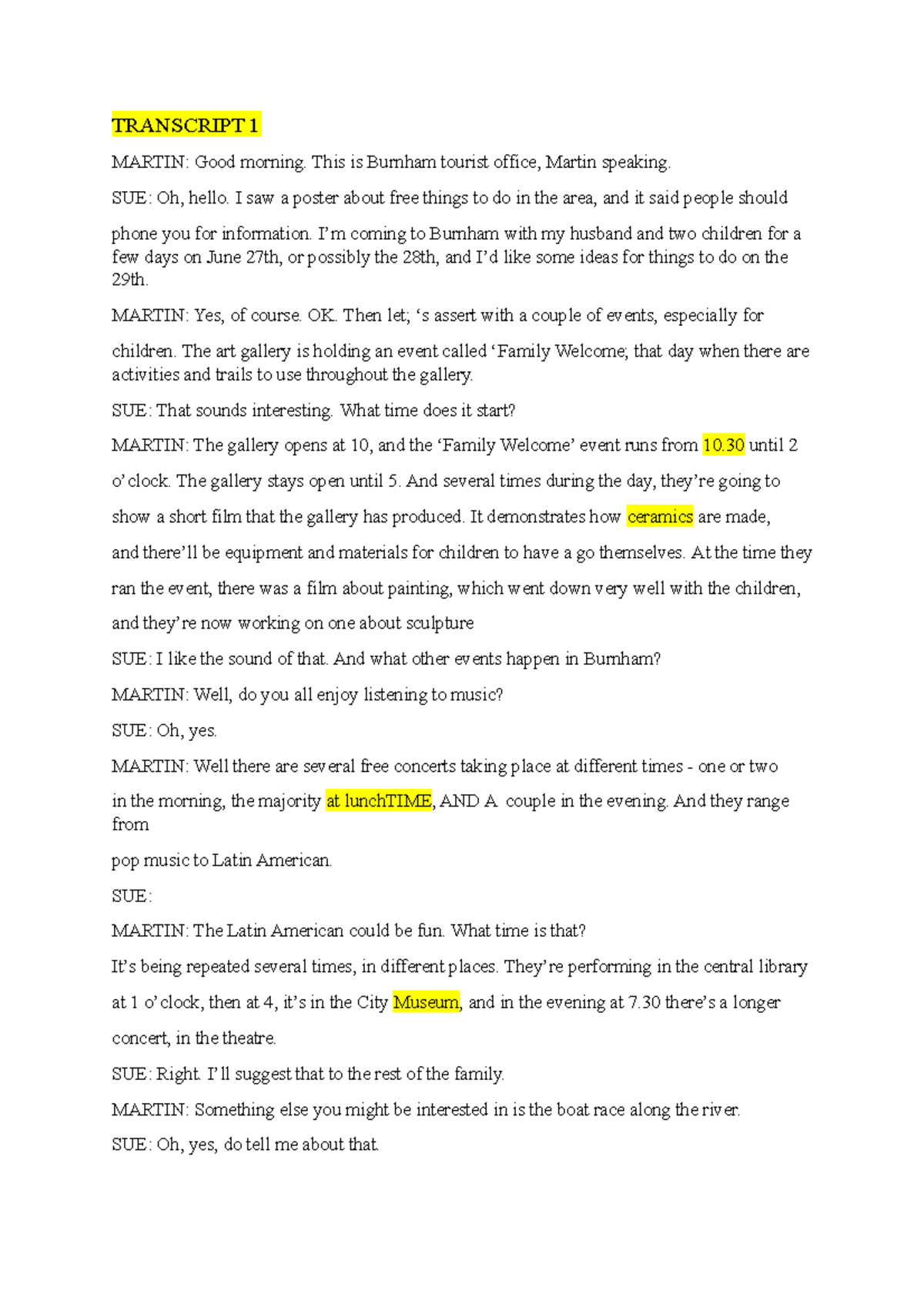 Transcripts OF HW 1 of ielts 2 TRANSCRIPT 1 MARTIN Good morning