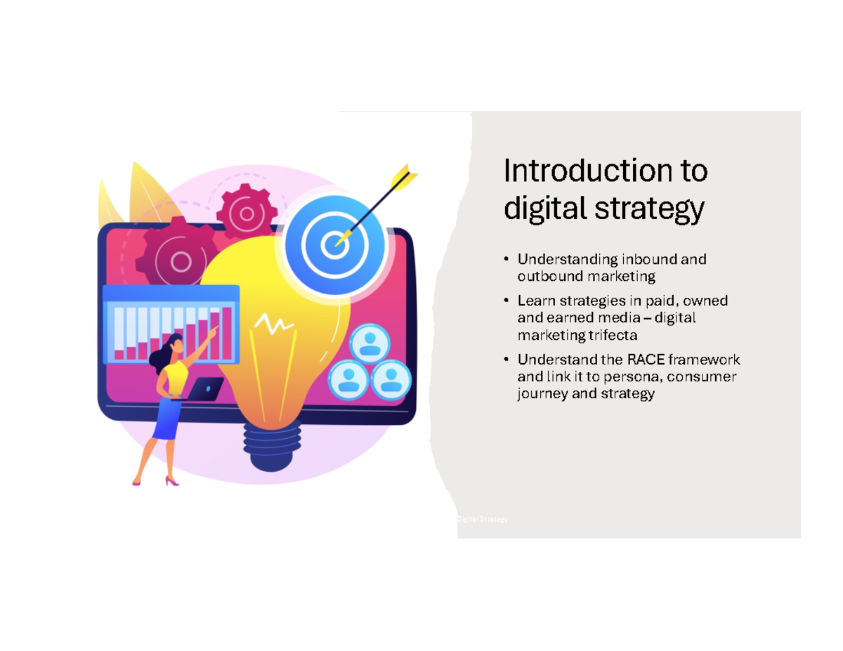 4-e M-handout-digital strategy - Introduction to digital strategy ...
