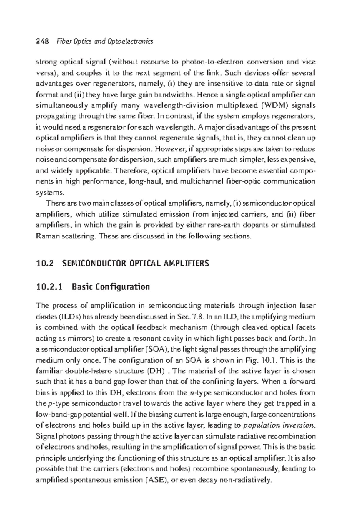 Unit 5 modulators and soa - Fiber Optics and Optoelectronics - Studocu