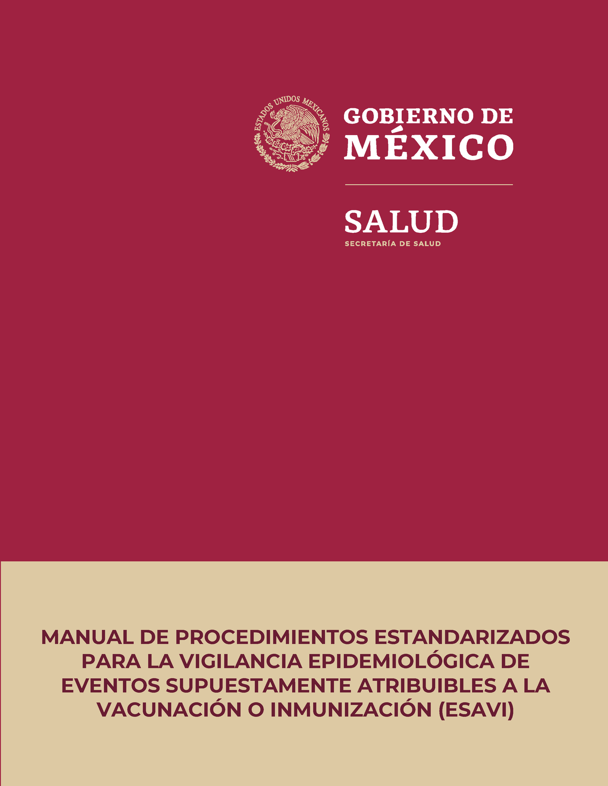 Manual Esavi 2021 Manual De Procedimientos Estandarizados Para La