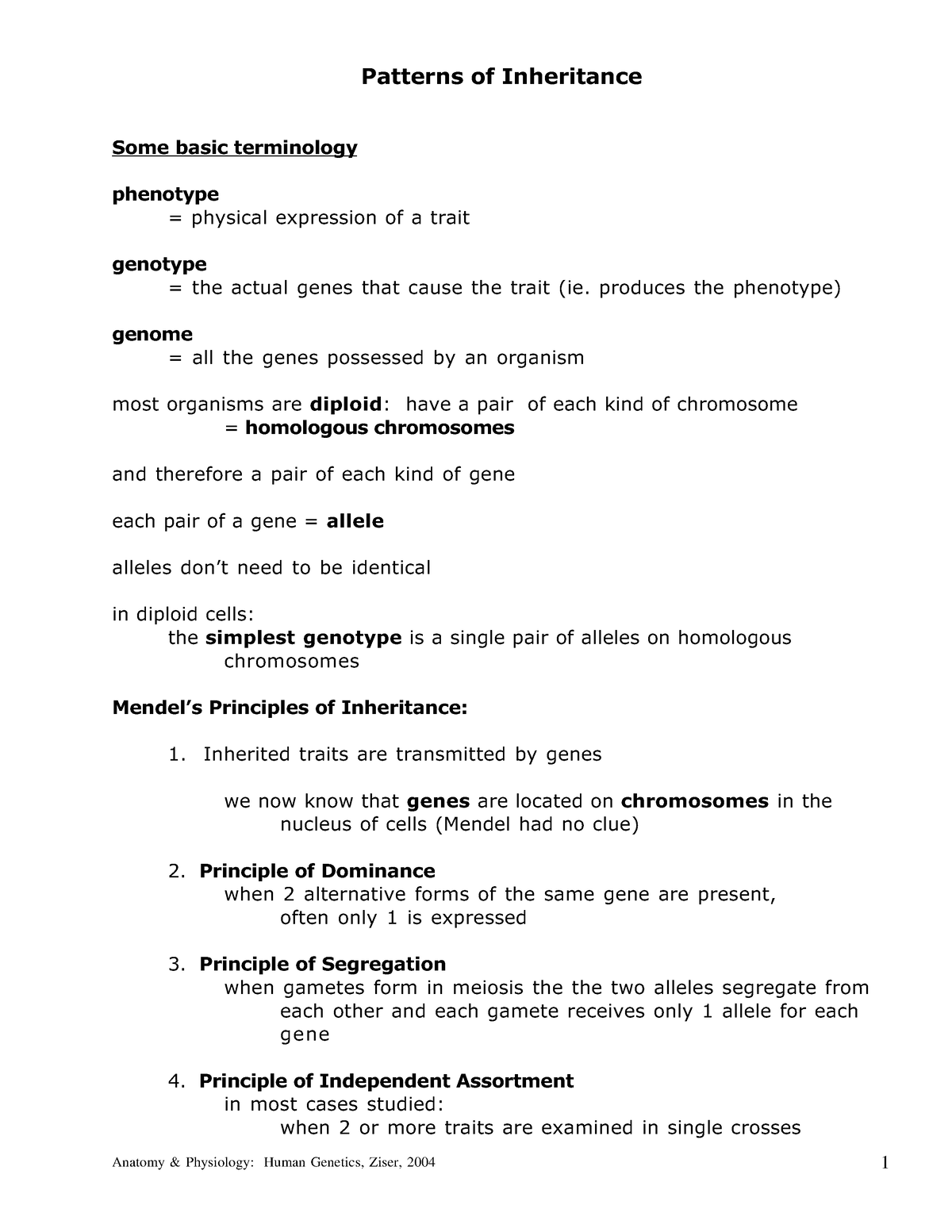 human-genetics-patterns-of-inheritance-some-basic-terminology