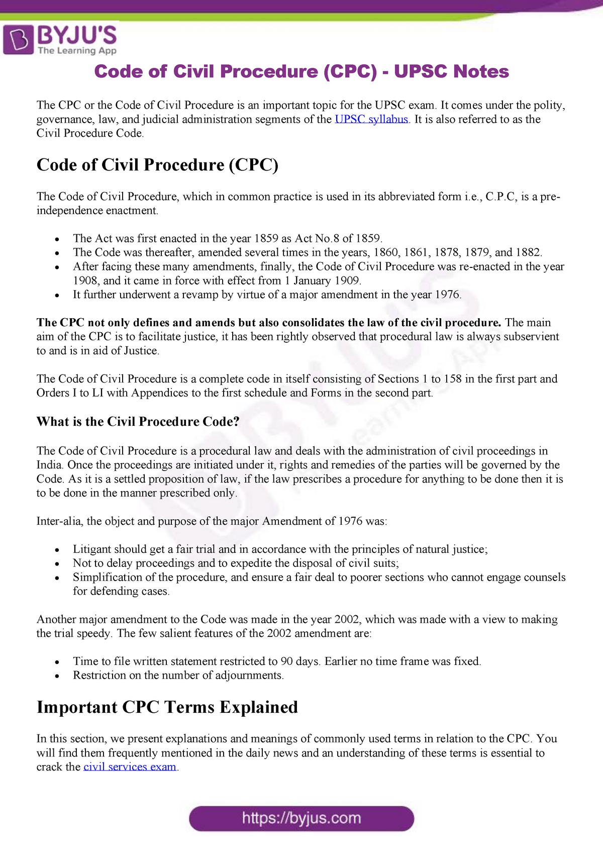 code-of-civil-procedure-upsc-code-of-civil-procedure-cpc-upsc