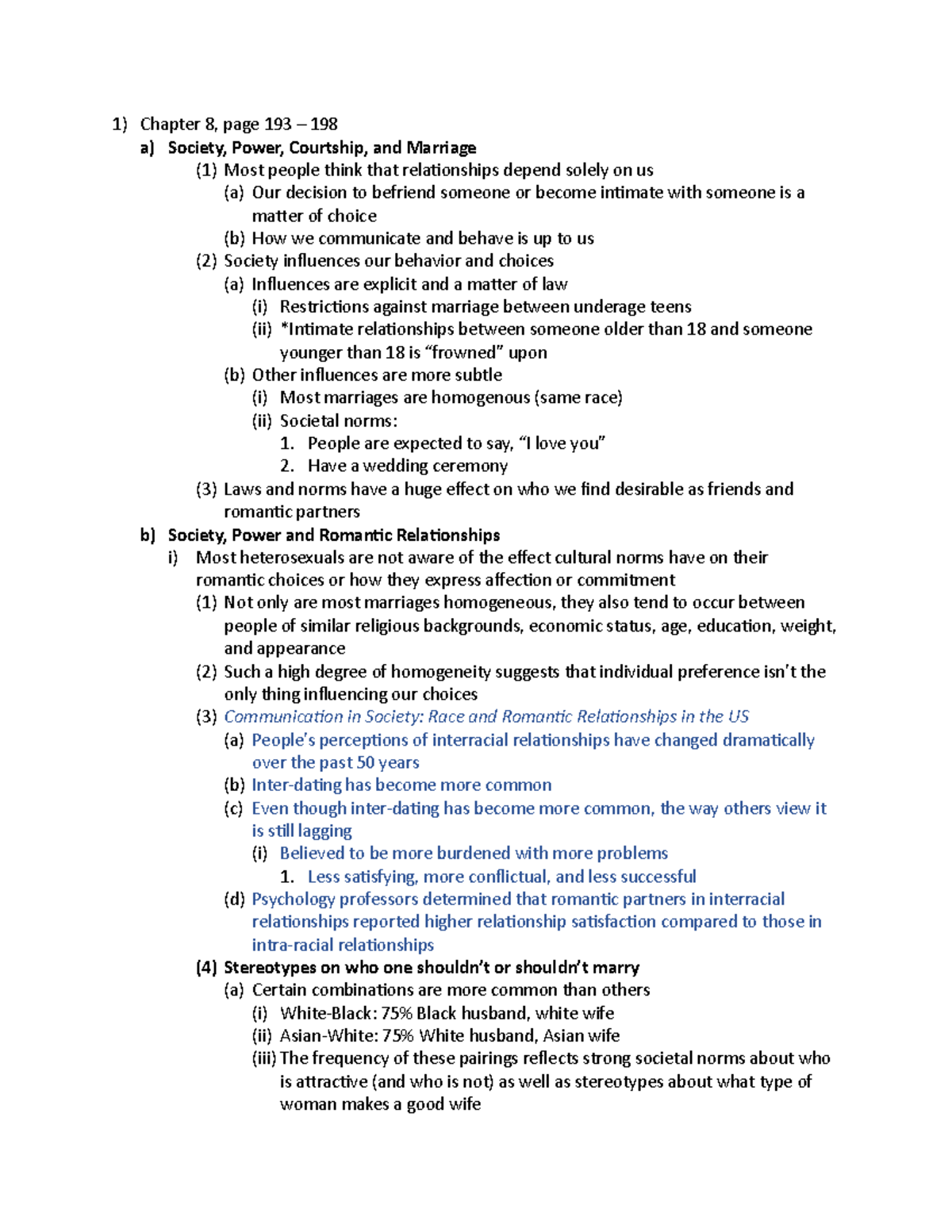 Chapter 8 Notes - Fall 2017 Mark August - Chapter 8, page 193 – 198 a ...