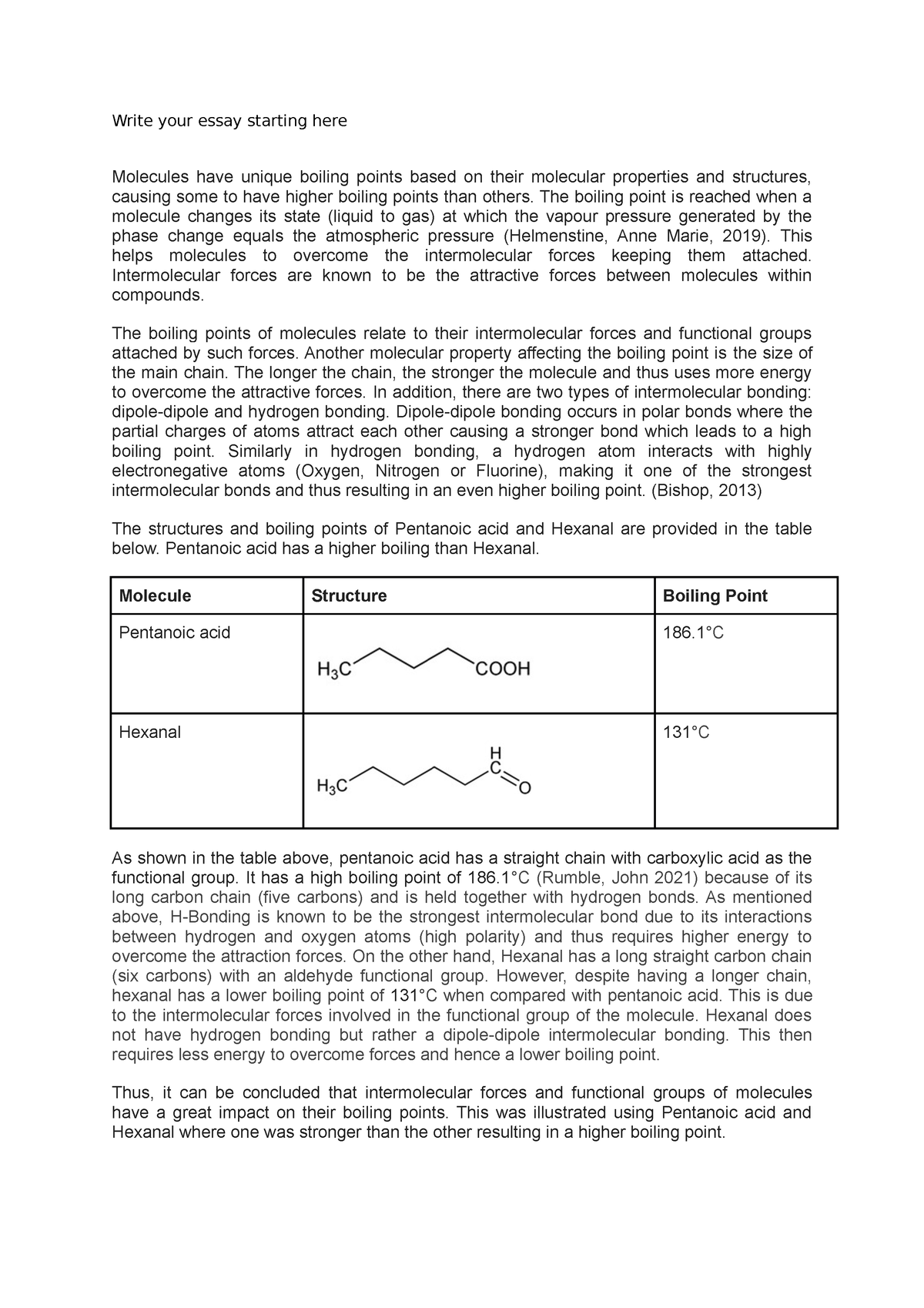 essay chemical analysis