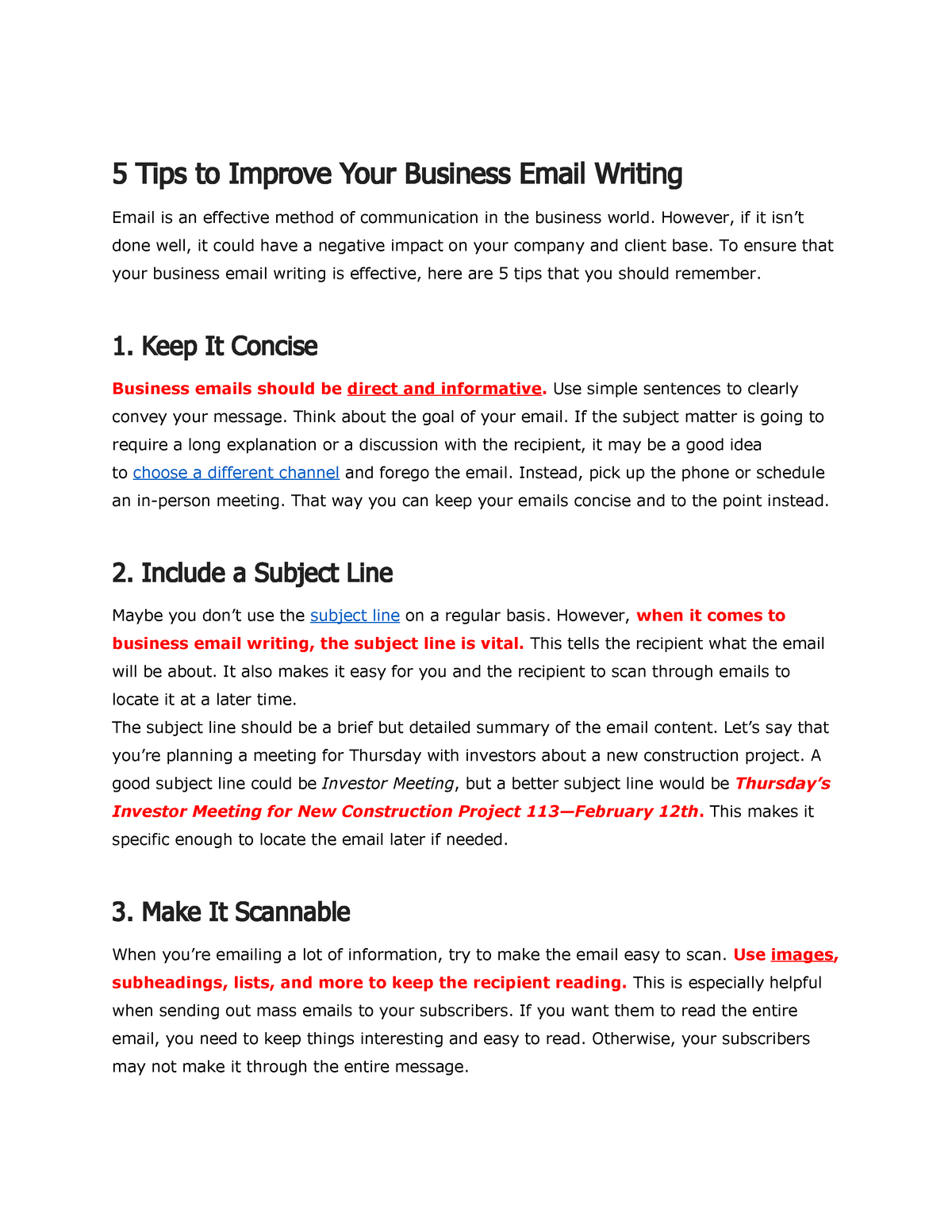 How to write effective business emails? - Valasys Media