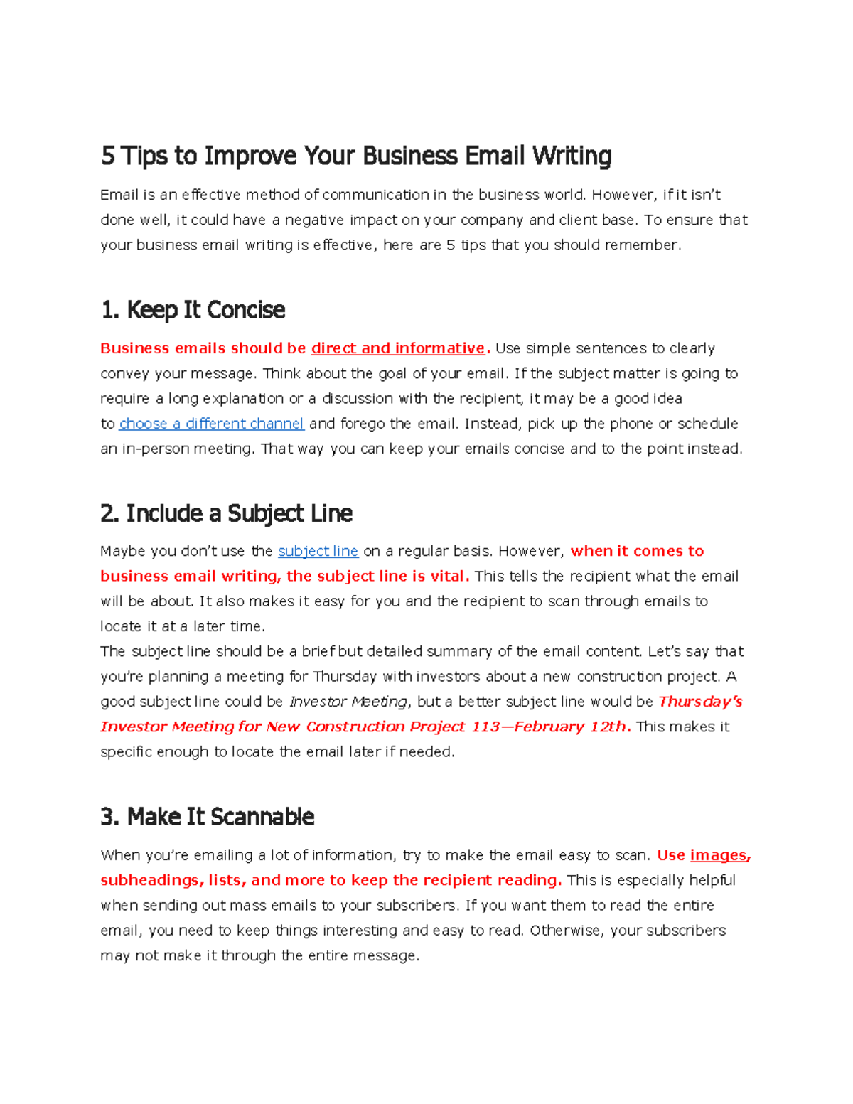 How to write effective business emails? - Valasys Media