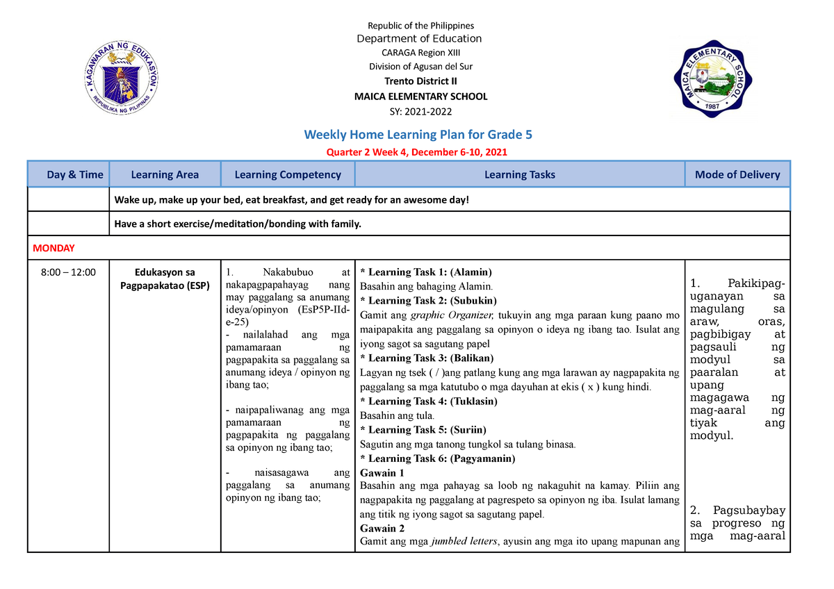 powerpoint presentation grade 5 quarter 2 week 4