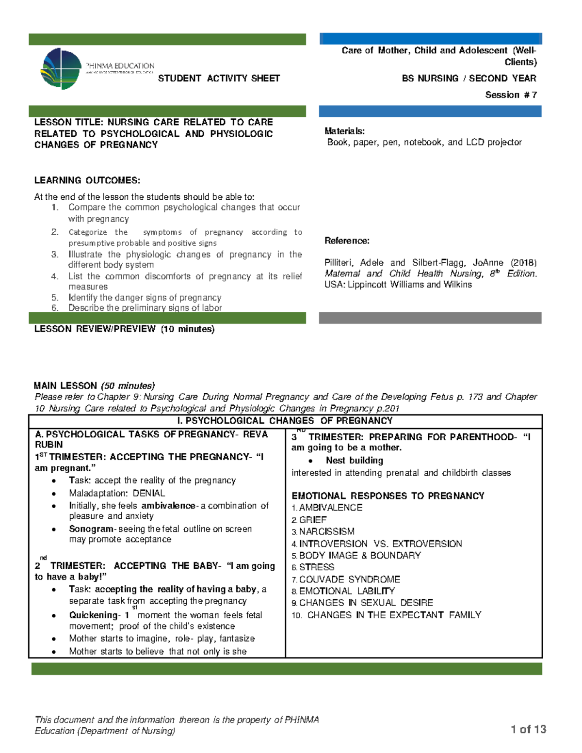 OB1 SAS 7 - Lecture SAS - This document and the information thereon is ...