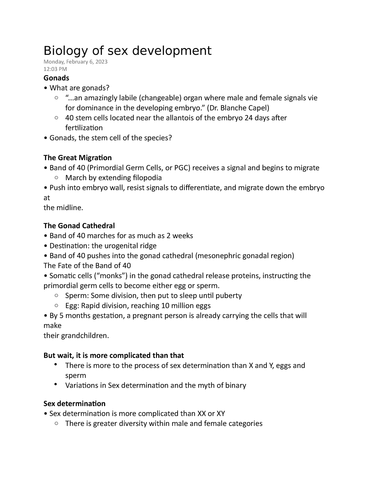 Biology Of Sex Development Biology Of Sex Development Monday February 6 2023 1203 Pm Gonads 8507