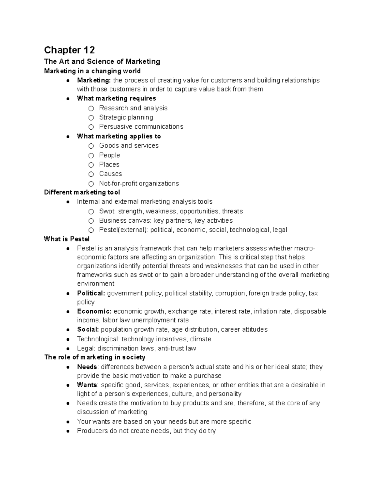 Untitled document - Chapter12 Lecture Notes - Chapter 12 The Art and ...