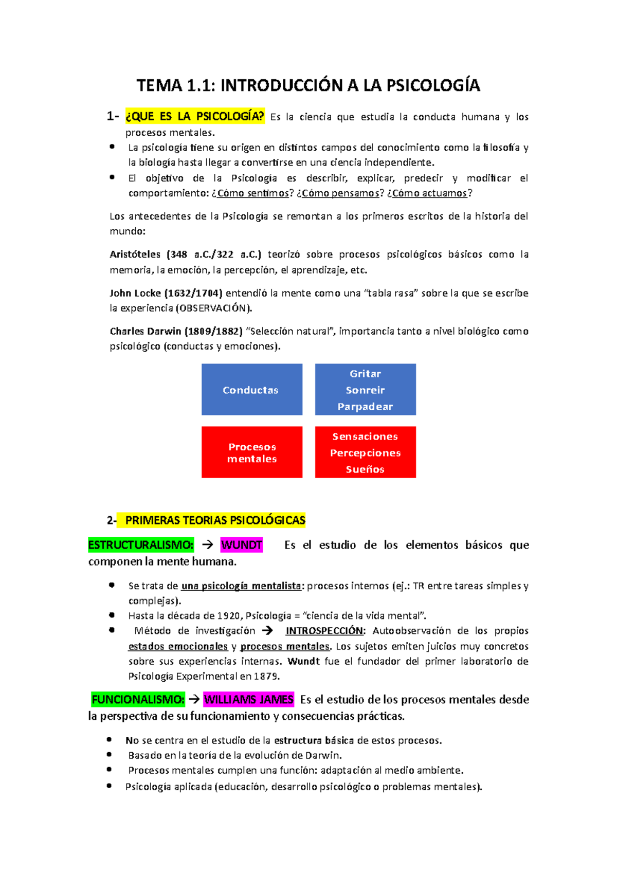 TEMA 1.1 Apuntes Introducción A LA Psicología Y Delito - TEMA 1 ...