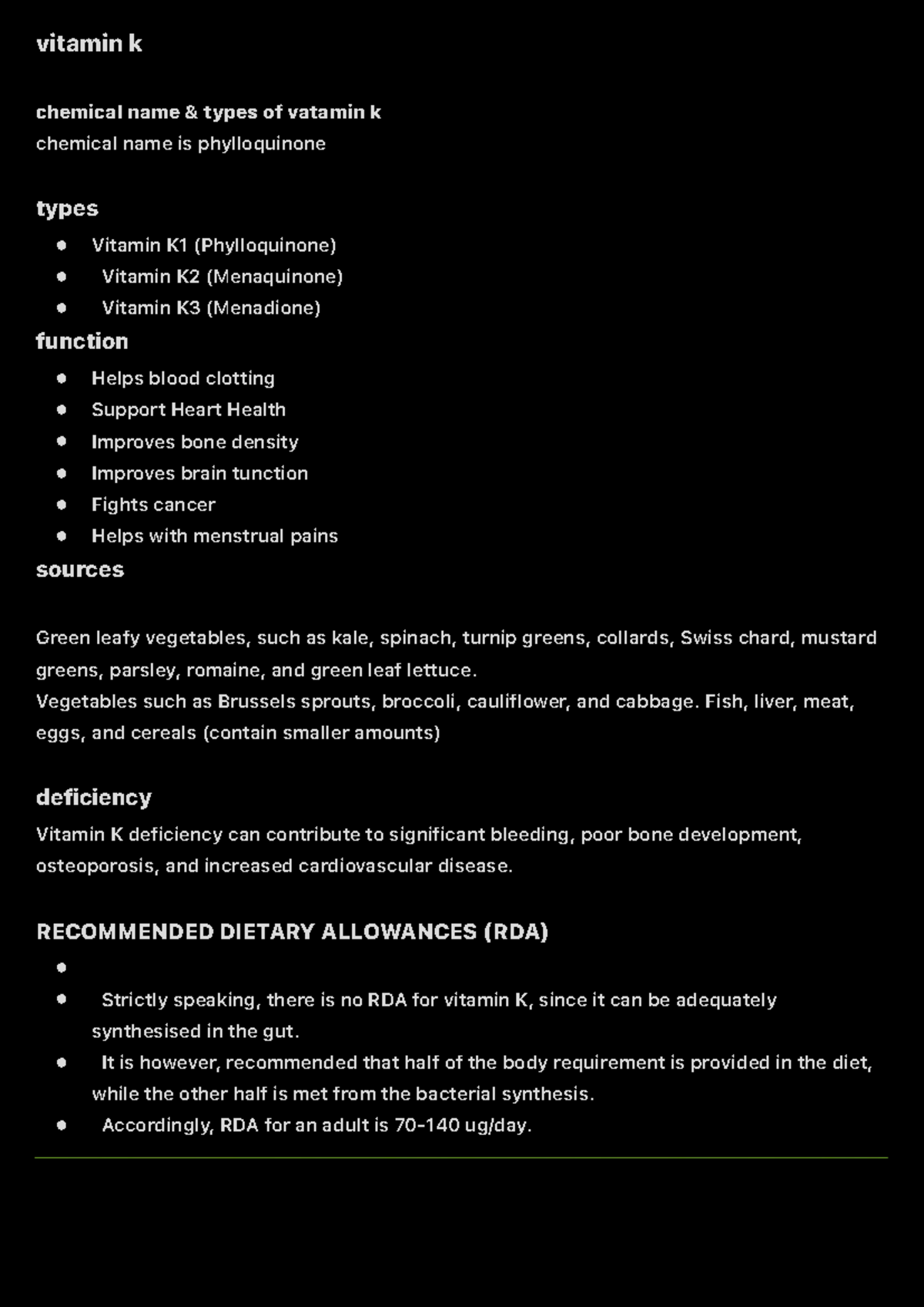 Vitamin k vitamin k chemical name & types of vatamin k chemical name