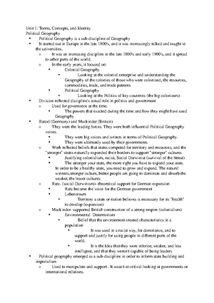 Political Geography - Declan Cullen - Geopolitics Critical Geopolitics ...