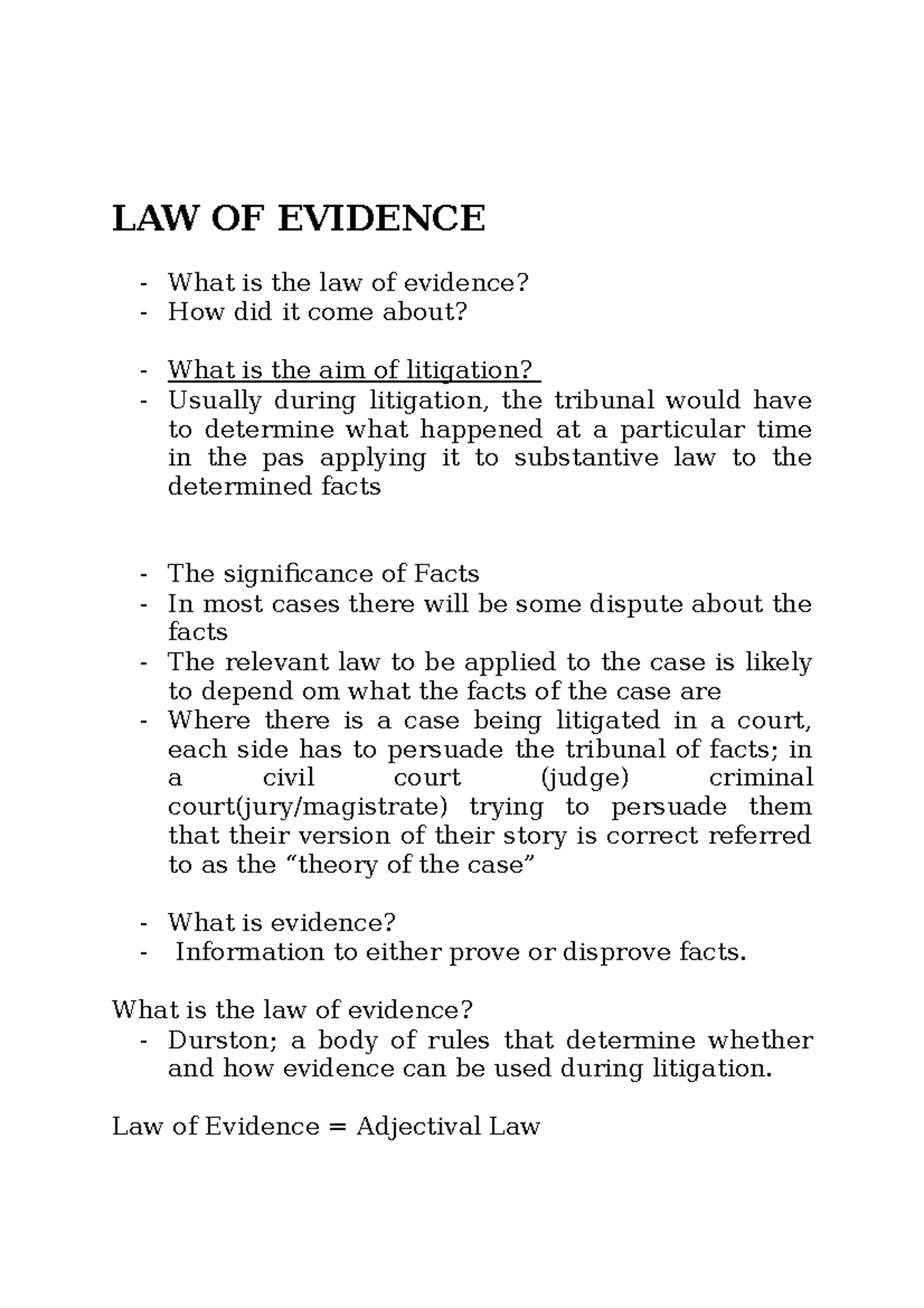 evidence-notes-law-of-evidence-what-is-the-law-of-evidence-how