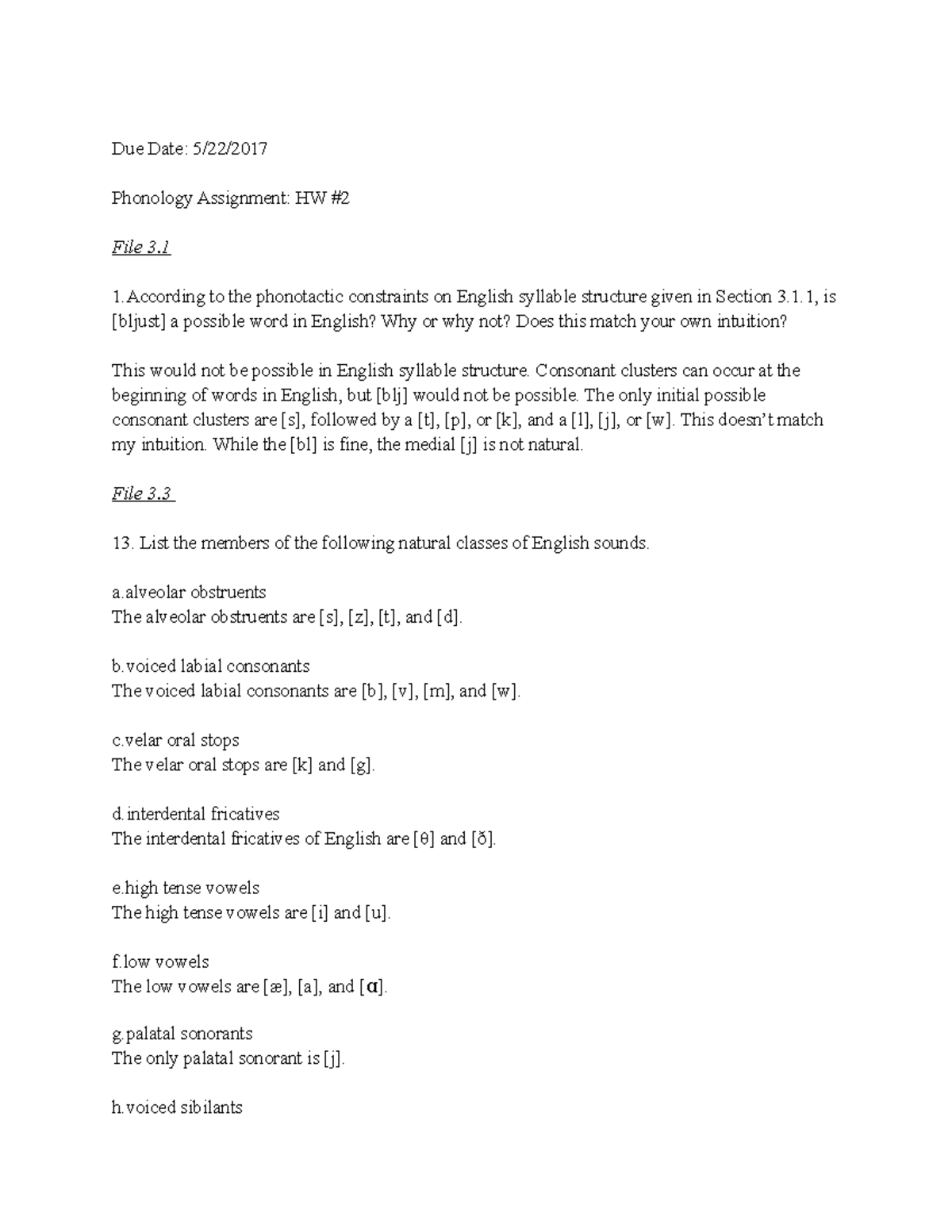 Phonology Ling 1150 Introduction To Language And Linguistics Nu Studocu