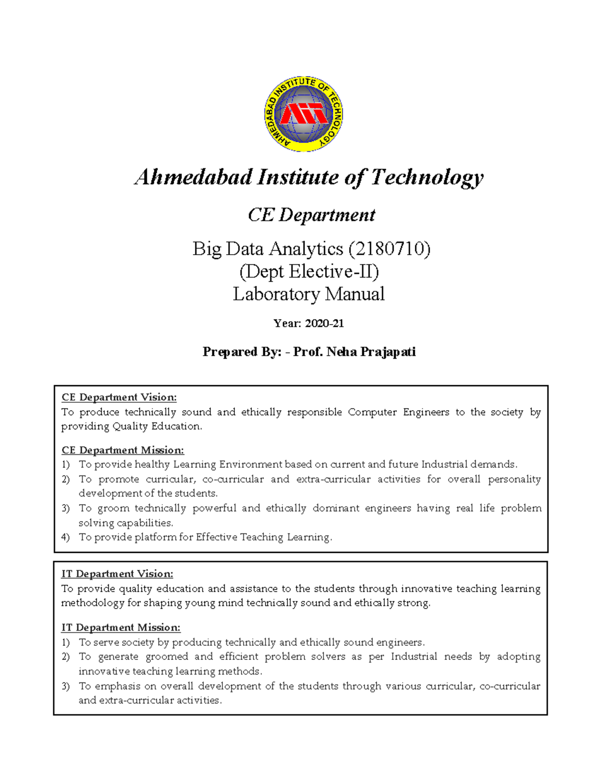 5. BDA Lab-manual 1to4 - BDA Manual - Ahmedabad Institute Of Technology ...