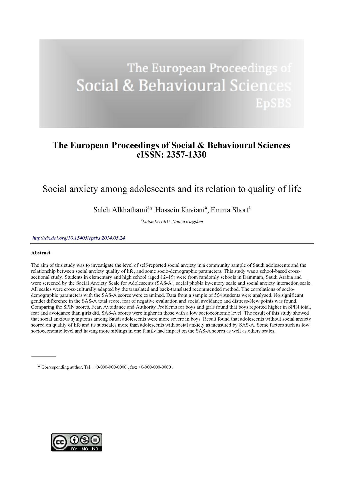 social-anxiety-among-adolescents-and-its-relation-with-qol-social