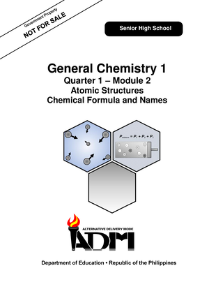 Chem Module 3 - NOT General Chemistry 1 Quarter 1 – Module 3 ...