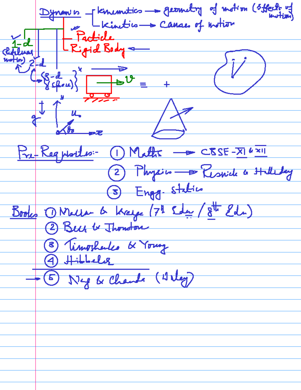Engineering Dynamics Full Syllabus - Dynamin kinemitics geometry of ...