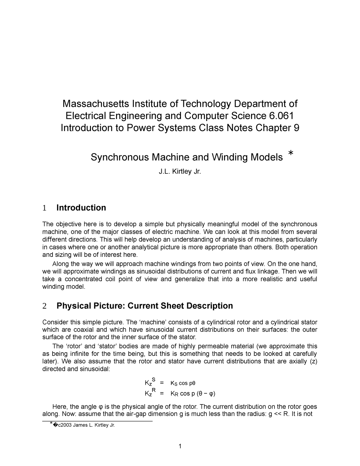 winding model dissertation