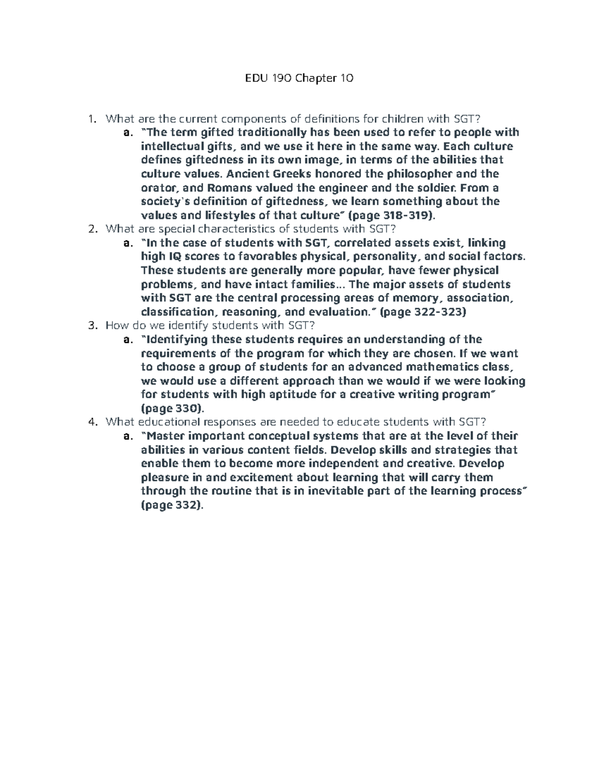 EDU 190 Chapter 10 - EDU 190 Chapter 10 What are the current components ...