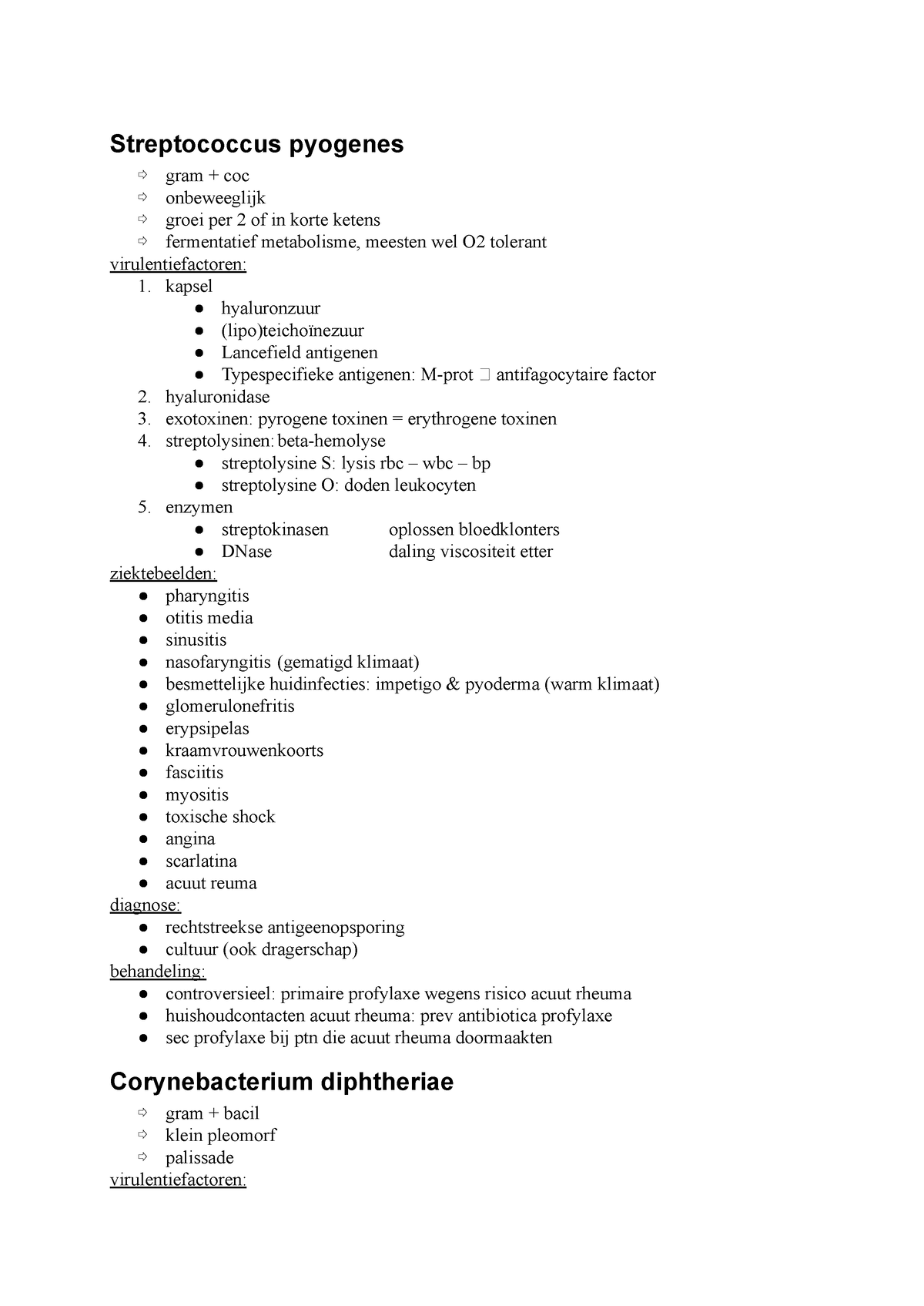 Overzicht Bacterien - Microbiologie En Infectieziekten - KU Leuven ...