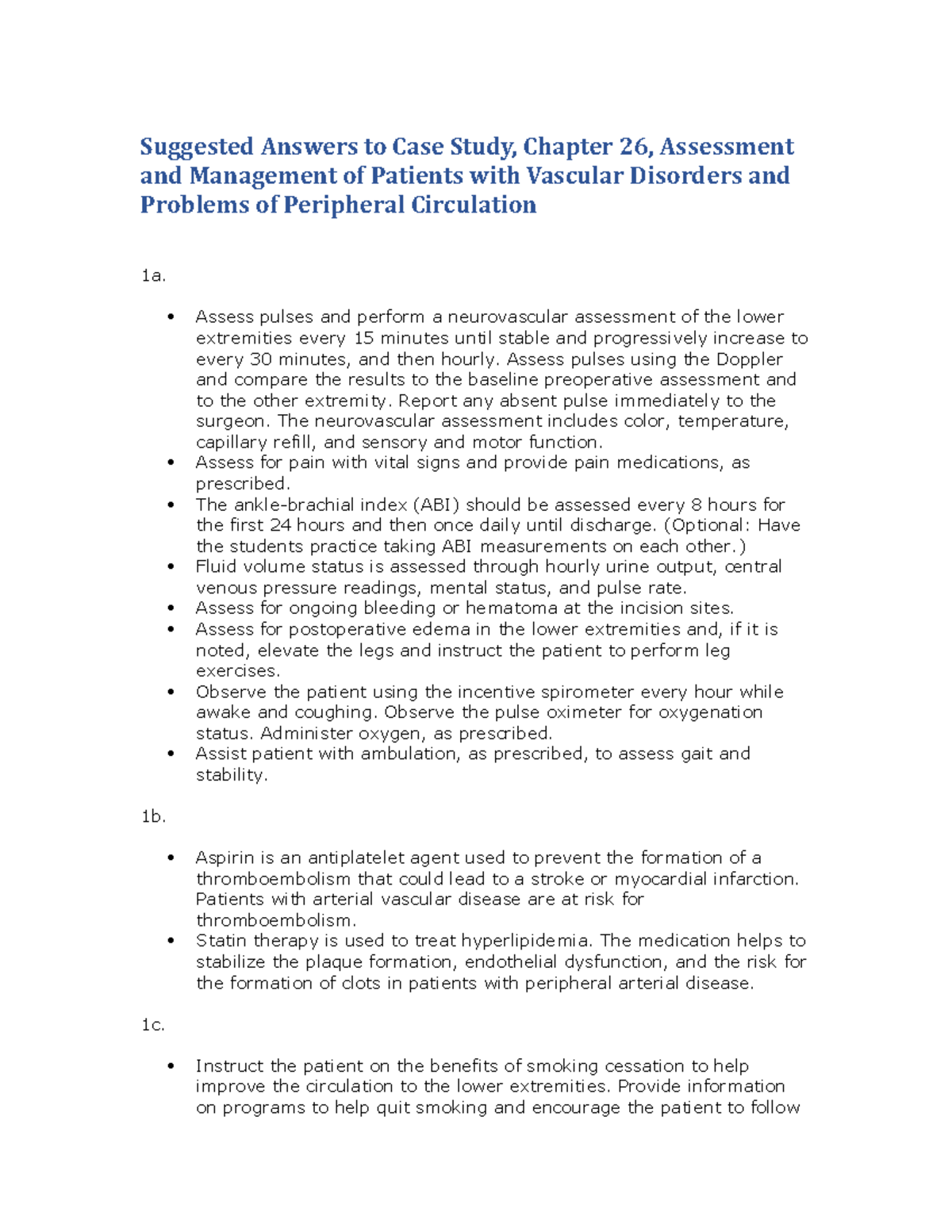 Hinkle+15e Answers+to+Case+Studies +Chapter+26 - Suggested Answers to ...