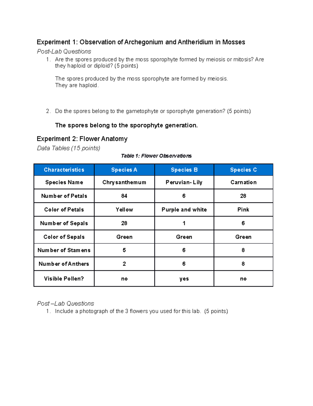 biol133 lab assignment 2