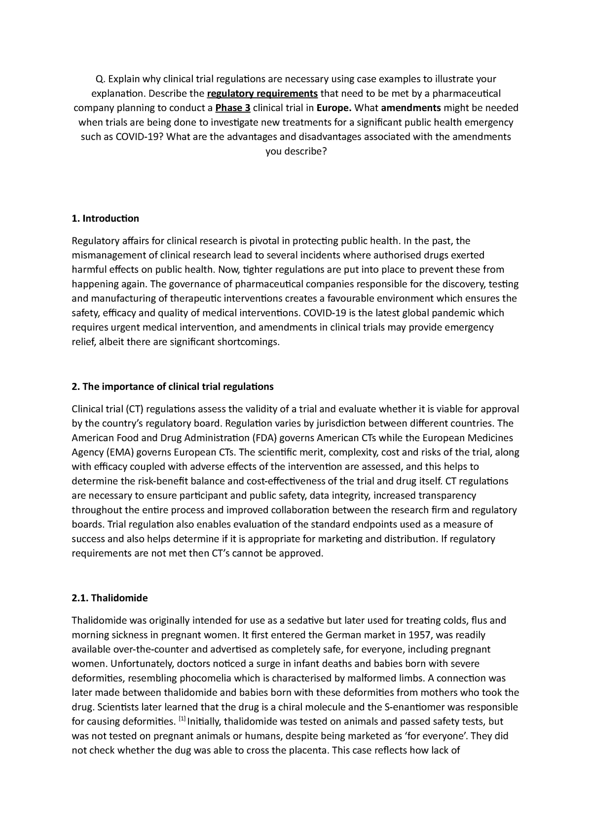 clinical-trial-regulations-essay-clinical-trials-q-explain-why