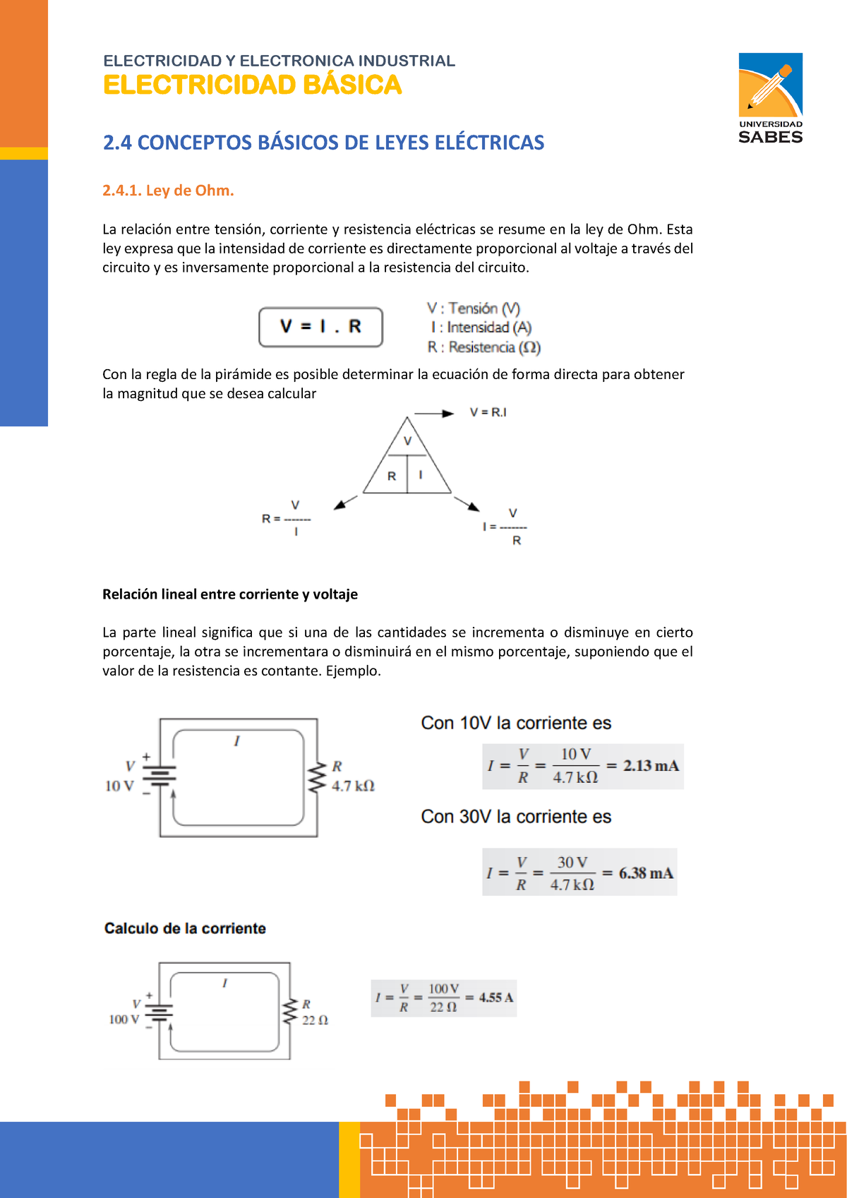 2.4. Conceptos Básicos De Las Leyes Eléctricas - ELECTRICIDAD B¡SICA 2 ...