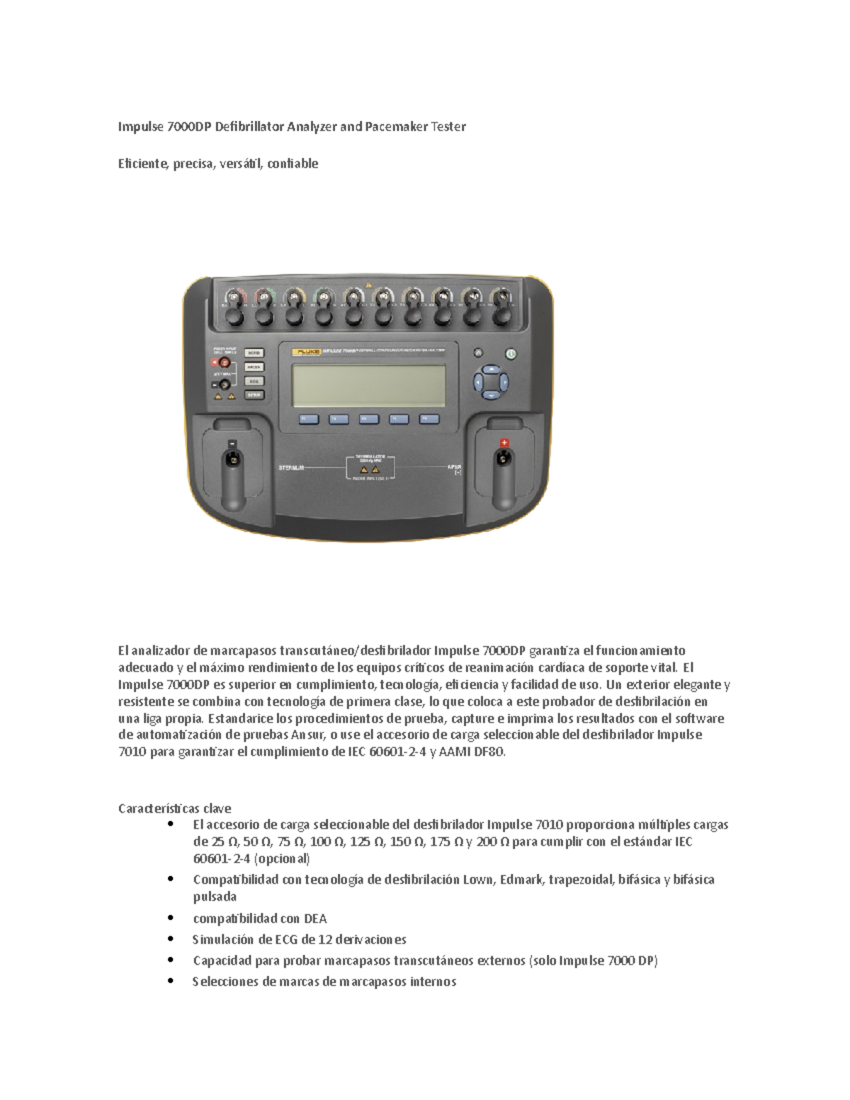 Desfibrilador 2 - ........................ - Impulse 7000DP ...