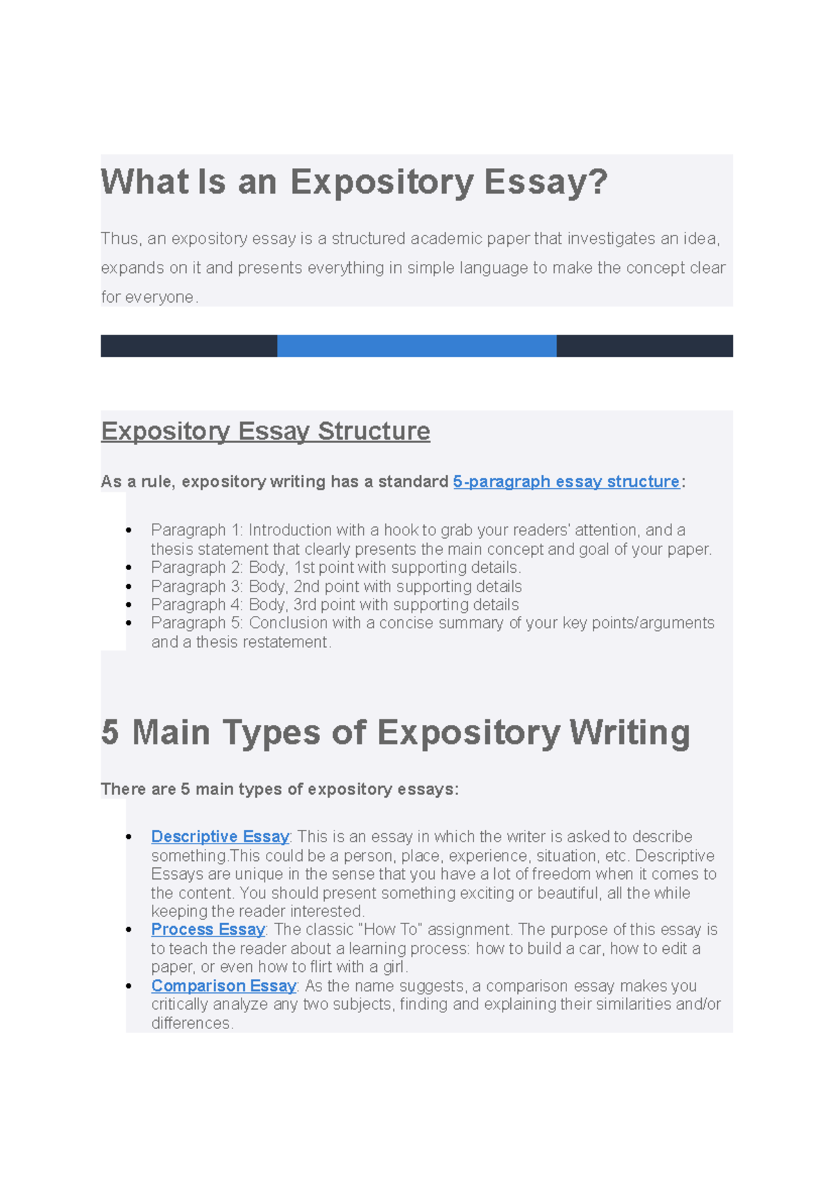 What Is an Expository Essay - What Is an Expository Essay? Thus, an ...