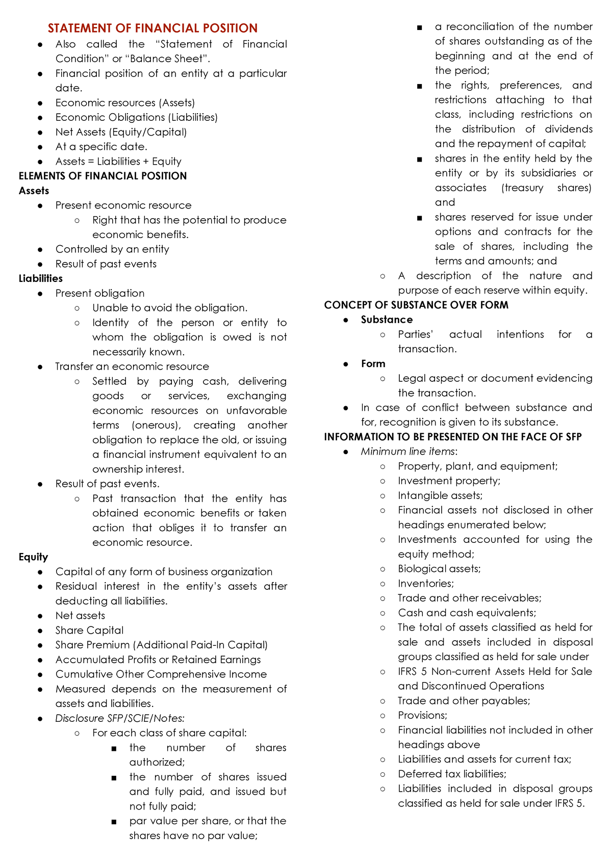 IFR Finals Reviewer - adkjabjhfnakvmnnkfklavl;k;lv - STATEMENT OF ...