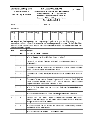 Werkstofftechnik 1 Ude Studocu