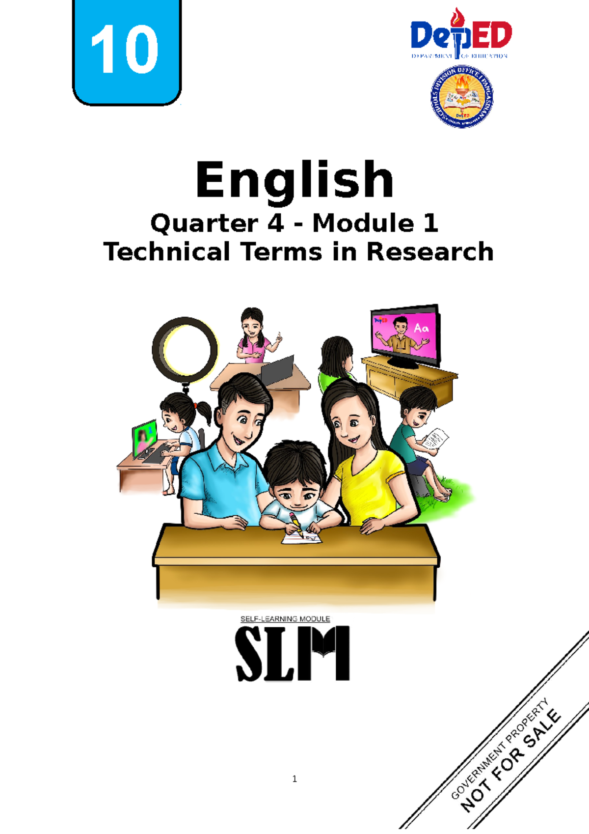 research report grade 10 module